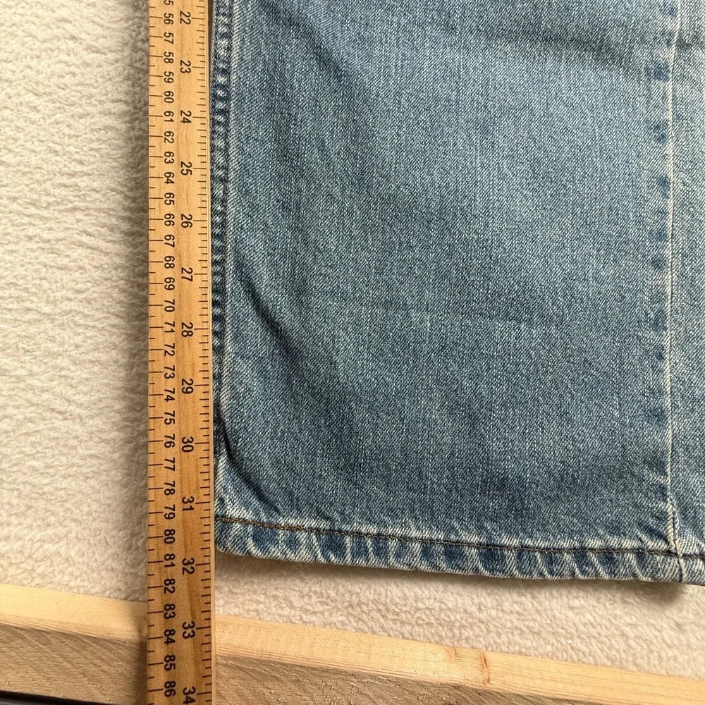 Levi's Authentic Signature Jeans Mens 38x32 Blue Denim Loose Fit‎ Straight Leg